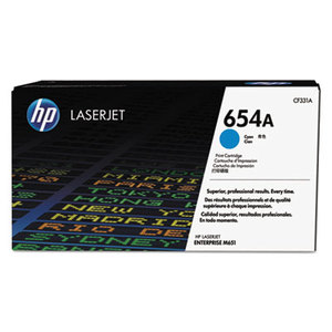 Hewlett-Packard CF331A CF331A (654A) Toner, 15000 Page-Yield, Cyan by HEWLETT PACKARD