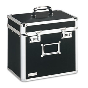 Locking Security Storage Box, Letter, 13 1/2w x 10 1/2d x 13 1/4h, Black by IDEASTREAM CONSUMER PRODUCTS