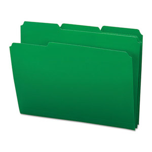 SMEAD MANUFACTURING COMPANY 10502 Waterproof Poly File Folders, 1/3 Cut Top Tab, Letter, Green, 24/Box by SMEAD MANUFACTURING CO.