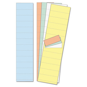 Data Card Replacement, 2" w x 1"h, Assorted Colors, 1000/Pack by BI-SILQUE VISUAL COMMUNICATION PRODUCTS INC