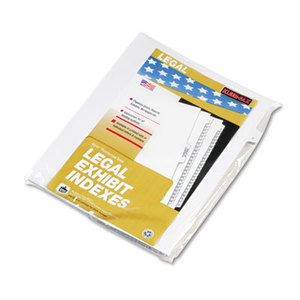 Kleer-Fax, Inc 91806 90000 Series Alpha Side Tab Legal Index Divider, Preprinted "F", 25/Pack by KLEER-FAX