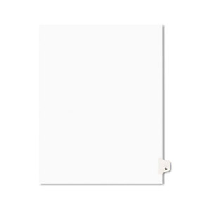 Avery 01024 Avery-Style Legal Exhibit Side Tab Divider, Title: 24, Letter, White, 25/Pack by AVERY-DENNISON