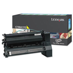 Lexmark International, Inc C780A1YG C780A1YG Toner, 6000 Page-Yield, Yellow by LEXMARK INT'L, INC.