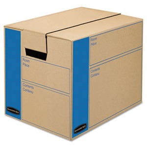 SmoothMove Prime Moving/Storage Boxes, 16l x 12w x 12h, Kraft, 10/Carton by FELLOWES MFG. CO.