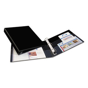 Avery 79989 Heavy-Duty Binder with One Touch EZD Rings, 11 x 8 1/2, 1" Capacity, Black by AVERY-DENNISON