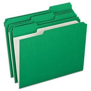 Cardinal Brands, Inc R15213BGR Reinforced Top Tab File Folders, 1/3 Cut, Letter, Green, 100/Box by ESSELTE PENDAFLEX CORP.