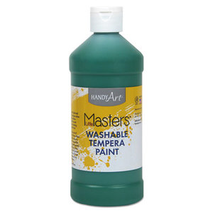 Washable Paint, Green, 16 oz by ROCK PAINT DISTRIBUTING CORP.