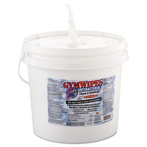 2XL CORPORATION, INC. TXL L100 Antibacterial Gym Wipes, 6 x 8, Fresh Scent, 700 Wipes/Bucket, 2 Buckets/Carton by 2XL CORPORATION, INC.