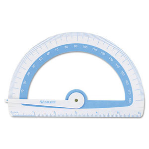 Soft Touch School Protractor With Microban Protection, Assorted Colors by ACME UNITED CORPORATION