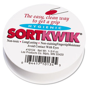 Sortkwik Fingertip Moisteners, 1 3/4 oz, Pink by LEE PRODUCTS COMPANY