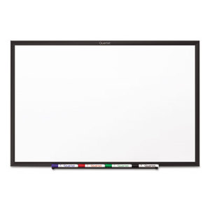 Quartet S535B Classic Melamine Dry Erase Board, 60 x 36, White Surface, Black Frame by QUARTET MFG.