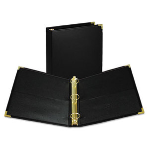 SAMSILL CORPORATION 15150 Classic Collection Ring Binder, 11 x 8 1/2, 1 1/2" Cap, Black by SAMSILL CORPORATION