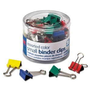 OFFICEMATE INTERNATIONAL CORP. OIC31028 Binder Clips, Metal, 3/4", Assorted Colors, 36/Pack by OFFICEMATE INTERNATIONAL CORP.