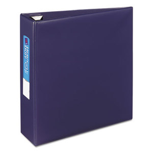 Avery 79823 Heavy-Duty Binder with One Touch EZD Rings, 11 x 8 1/2, 3" Capacity, Navy Blue by AVERY-DENNISON