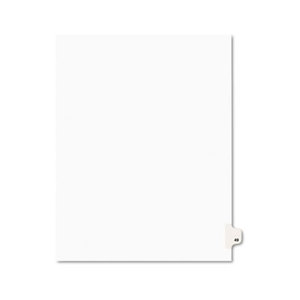 Avery 01049 Avery-Style Legal Exhibit Side Tab Divider, Title: 49, Letter, White, 25/Pack by AVERY-DENNISON