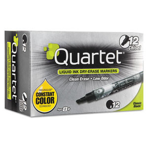 Quartet 5001-2M EnduraGlide Dry Erase Marker, Black, Dozen by QUARTET MFG.