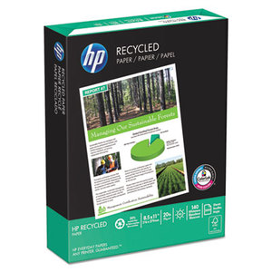 Hewlett-Packard 11210-0 Office Recycled Paper, 92 Brightness, 20lb, 8-1/2 x 11, White, 5000 Shts/Ctn by HEWLETT PACKARD COMPANY