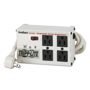 ISOBAR4ULTRA Isobar Surge Suppressor, 4 Outlets, 6 ft Cord, 3330 Joules by TRIPPLITE