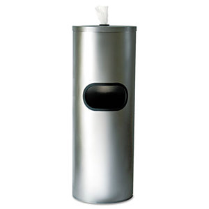 2XL CORPORATION, INC. TXL L65 Stainless Stand Waste Receptacle, Cylindrical, 5gal, Stainless Steel by 2XL CORPORATION, INC.