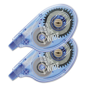 AMERICAN TOMBOW INC. 68682 MONO Wide-Width Correction Tape, Non-Refillable, 1/4" x 394", 2/Pack by AMERICAN TOMBOW INC.