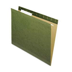 Cardinal Brands, Inc 4152-1/3 X-Ray Hanging File Folders, 1/3 Tab, Letter, Standard Green, 25/Box by ESSELTE PENDAFLEX CORP.