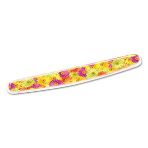 3M WR308DS Fun Design Clear Gel Keyboard Wrist Rest, Daisy Design by 3M/COMMERCIAL TAPE DIV.