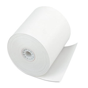 PM Company, LLC 8838 Single Ply Thermal Cash Register/POS Rolls, 3" x 225 ft., White, 24/Ctn by PM COMPANY