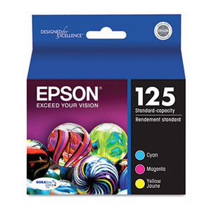 Epson Corporation T125520 T125520 (125) Ink, Cyan, Magenta, Yellow 3/Pk by EPSON AMERICA, INC.