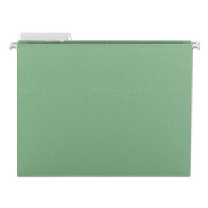 SMEAD MANUFACTURING COMPANY 64022 Color Hanging Folders with 1/3-Cut Tabs, 11 Pt. Stock, Green, 25/BX by SMEAD MANUFACTURING CO.