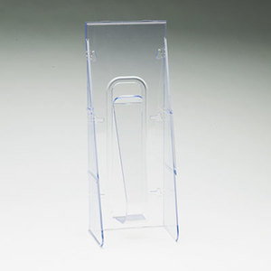 Deflecto Corporation 55601 Stand Tall Literature Holder, 4-9/16w x 2-3/4d x 11-3/4h, Clear by DEFLECTO CORPORATION