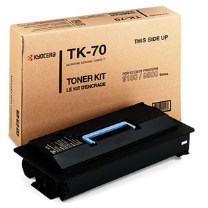 MITA TK70 TK70 Toner, 40000 Page-Yield, Black by MITA