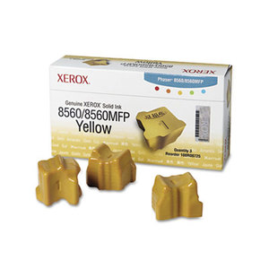 Xerox Corporation 108R00725 108R00725 Solid Ink Stick, 3400 Page-Yield, 3/Box, Yellow by XEROX CORP.