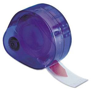 Arrow Message Page Flags in Dispenser, "FIRMAR AQUI", Red, 120 flags/PK by REDI-TAG CORPORATION