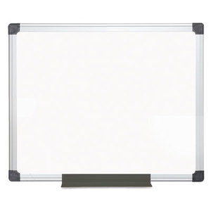 Bi-silque S.A CR0601170MV Porcelain Value Dry Erase Board, 24 x 36, White, Aluminum Frame by BI-SILQUE VISUAL COMMUNICATION PRODUCTS INC