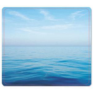 Fellowes, Inc FEL5903901 Recycled Mouse Pad, Nonskid Base, 7 1/2 x 9, Blue Ocean by FELLOWES MFG. CO.