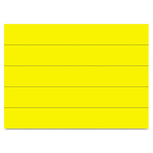 Dry Erase Magnetic Tape Strips, Yellow, 6" x 7/8", 25/Pack by BI-SILQUE VISUAL COMMUNICATION PRODUCTS INC