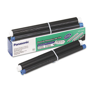 Panasonic KX-FA91 KXFA91 Film Roll Refill, Black, 2 Rolls/Box by PANASONIC