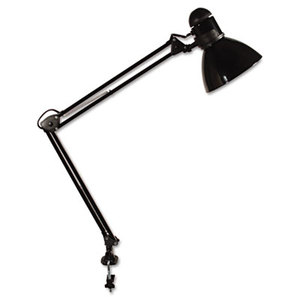 LEDU CORP. LED-L502BK Opti Series Swing Arm Incandescent Lamp, 30" Reach, Black by LEDU CORP.