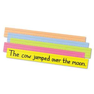 Sentence Strips, 24 x 3, Assorted Bright Colors, 100/Pack by PACON CORPORATION