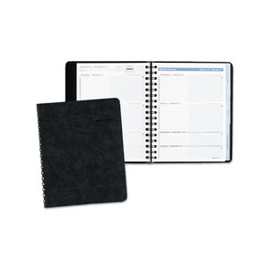 AT-A-GLANCE 70-EP05-05 The Action Planner Weekly Appointment Book, 6 7/8 x 8 3/4, Black, 2016 by AT-A-GLANCE