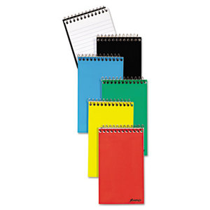 Ampad 074319115205 Wirebound Pocket Memo Book, Narrow, 3 x 5, White, 60 Sheets, 3 Pads/Pack by AMPAD/DIV. OF AMERCN PD&PPR