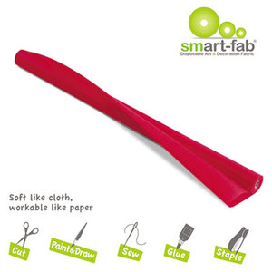 Smart-Fab 1U384804065 Smart Fab Disposable Fabric, 48 x 40 roll, Cranberry by SMART-FAB INC