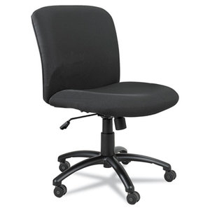 Safco Products 3491BL Uber Series Big & Tall Swivel/Tilt Mid Back Chair, Black by SAFCO PRODUCTS