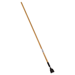 Snap-On Dust Mop Handle, 1 1/2 dia x 60, Natural by RUBBERMAID COMMERCIAL PROD.