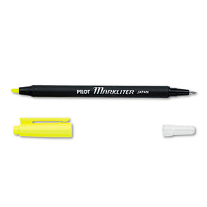 Pilot Corporation 45600 Markliter Black Ballpoint Pen & Fluorescent Yellow Chisel-Tip Highlighter by PILOT CORP. OF AMERICA