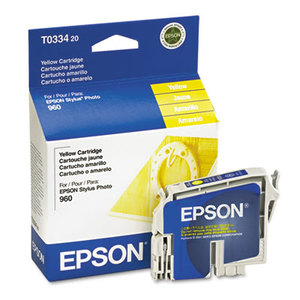 T033420 DURABrite Ink, 440 Page-Yield, Yellow by EPSON AMERICA, INC.