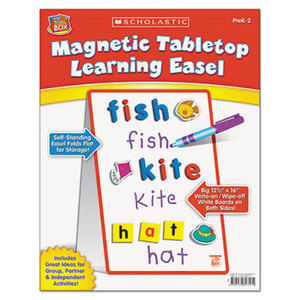 Magnetic Tabletop Learning Easel, Ages 4-7 by SCHOLASTIC INC.