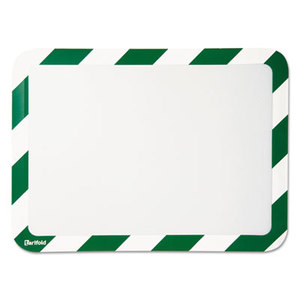 High Visibility Safety Frame Display Pocket-Magnet Back, 10 1/4 x 14 1/2, GN/WH by TARIFOLD, INC.