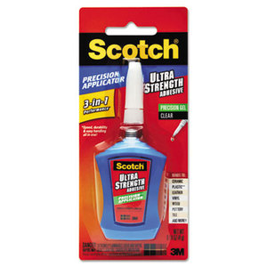 3M ADH670 Super Glue Liquid, Precision Applicator, 0.14 oz, Clear by 3M/COMMERCIAL TAPE DIV.