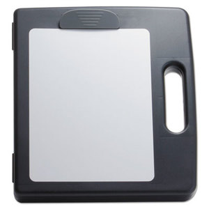 Portable Dry Erase Clipboard Case, 4 Compartments, 1/2" Capacity, Charcoal by OFFICEMATE INTERNATIONAL CORP.